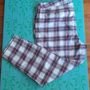 Old Navy Plaid Trousers Size 18